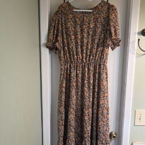 Grecerelle Floral Maxi Dress